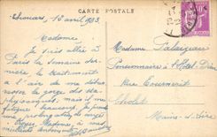 VINTAGE POSTCARD Thouars the Castle La Chapelle And the Vault Of the Dukes Of Tremoille