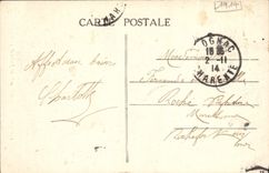 VINTAGE POSTCARD Cognac Bridge And Cascades Of the Garden Of the Town hall