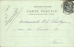 VINTAGE POSTCARD Angouleme the College And the Beaulieu Place