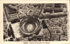 CPA Nimes Cource De Taureaux Aux Arenes Corrida