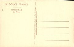 CPA La Douce France Nimes Les Arenes