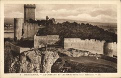 VINTAGE POSTCARD Beaucaire the Castle And Walls