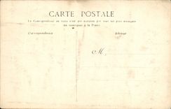 VINTAGE POSTCARD Villeneuve On Yonne Seen Of the Small Port