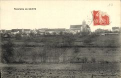 VINTAGE POSTCARD Panorama Of Saints