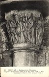 CPA Vezelay Basilique De La Madeleine Chapiteau Du neuvieme pilier de la nef Desobeissance d'Adam et Eve