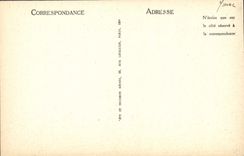 VINTAGE POSTCARD Vezelay Basilica Of the Madeleine Capital Of the ninth pillar of the nave Disobedience of Adam and Eve