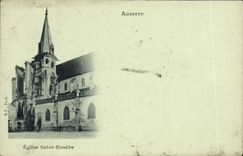 CPA Auxerre Eglise Saint Eusebe