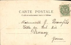 VINTAGE POSTCARD Sens Rules De Thenard