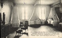 Oficina central de la POSTAL de la VENDIMIA de las hermanas de la caridad de la cruz santa de la enfermería de Nevers o muerta el Soeur veenrable Soubirous