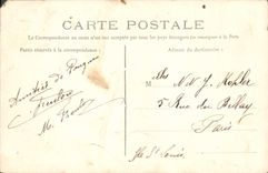 VINTAGE POSTCARD Pougues Water the Lake the Landing stage