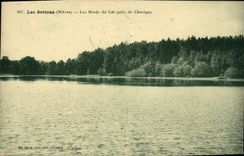VINTAGE POSTCARD Settons Edges Of the Lake Close De Chevigny