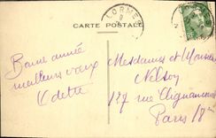 VINTAGE POSTCARD Settons Edges Of the Lake Close De Chevigny