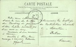 VINTAGE POSTCARD Chinon the Castle Ditches the Tower De Coudry and the tower of Boissy