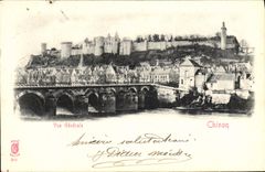 VINTAGE POSTCARD View Chinon