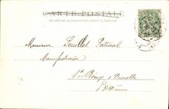 VINTAGE POSTCARD View Chinon