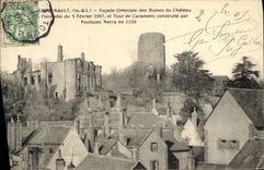 CPA Chateaurenault Facade Orientale Des Ruines Du Chateau