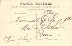 CPA Chateaurenault Facade Orientale Des Ruines Du Chateau