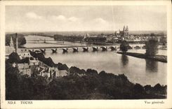 CPA Tours Vue Generale