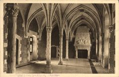 Castillo suave D Amboise de Francia Loire ch4ateau de la POSTAL de la VENDIMIA el cuarto de los estados