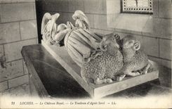 CPA Loches Le Chateau Royal Le Tombeau D'Agnes Sorel