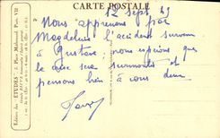 Los castillos de la POSTAL de la VENDIMIA de Francia Azay se escudan la cortina