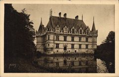 CPA La Douce France Chateaux De La Loire Chateau d'Azay Le Rideau