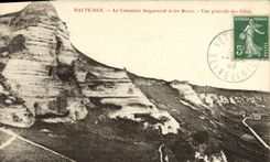 CPA Haute Isle Le Colombier Seigneurial Et Les Boves Vue Generale Des Cotes