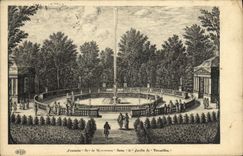 Fuente de la POSTAL de la VENDIMIA de Versalles famosa