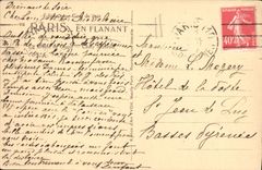 VINTAGE POSTCARD Paris While Strolling the Museum Of Cluny