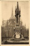 VINTAGE POSTCARD Paris While Strolling the Apse Of Notre Dame