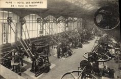 CPA Paris Hotel Des Monnaies Atelier Des Medailles