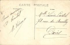 VINTAGE POSTCARD Picturesque Wood De Vincennes After the Cyclone Along the brook