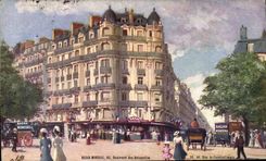 CPA Bazar Mosceau Boulevard Des Batignolles Paris 