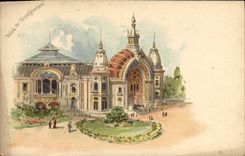 VINTAGE POSTCARD Palate Of Paris Teaching