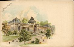 VINTAGE POSTCARD Petit Palais Paris Arts