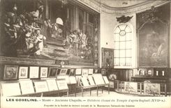 CPA Les Gobelins Musee ancienne Chapelle Helidore Chasse Du Tempie D'Apres Raphael Musee Paris 