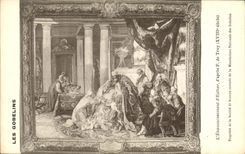 CPA Les Gobelins L'Evanouissement D'Esther d'Apres Troy Paris Musee