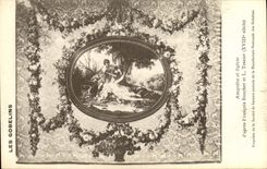 VINTAGE POSTCARD the Goblins Amynthe And Sylvie According to François Butcher And L Tessier Paris Museum