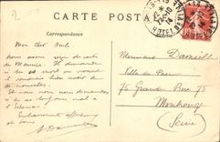 VINTAGE POSTCARD Paris Garden Of Luxembourg the Senate Children Ass