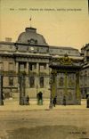 CPA Paris Palais De Justice Entree Principale (carte toilee)