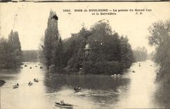 CPA Bois De Boulogne La Pointe Du Grand Lac Et Le Belvedere