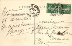 VINTAGE POSTCARD Bois de Boulogne the Point Of the Big lake And the View-point