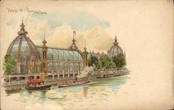 VINTAGE POSTCARD Palate Of the Paris Horticulture