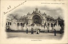 CPA Exposition Universelle Le Chateau d'Eau 1900 Paris 