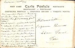 VINTAGE POSTCARD Old Paris House Known as Of the Admiral Coligny In the Marsh About 1840