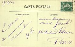 POSTAL París Wood De Bouloge de la VENDIMIA los caballos del montar a caballo de los acacias