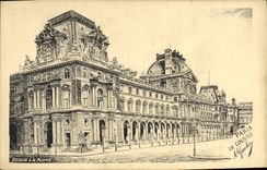 CPA Paris Le Louvre