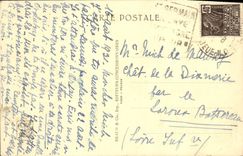 VINTAGE POSTCARD Exposition Colonial International Paris Temple D' Angkor Vat Facade Is