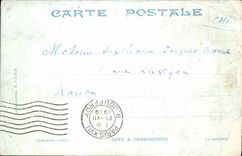 VINTAGE POSTCARD Paris Places Nation Trimophe Of the Republic