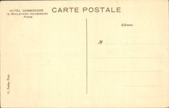 CPA Hotel Commodore Boulevard Haussmann Paris